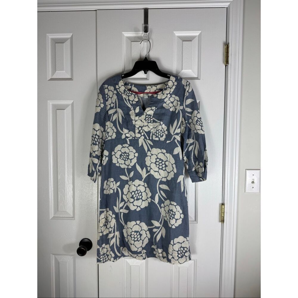 Boden Womens Linen Dress Size 6R